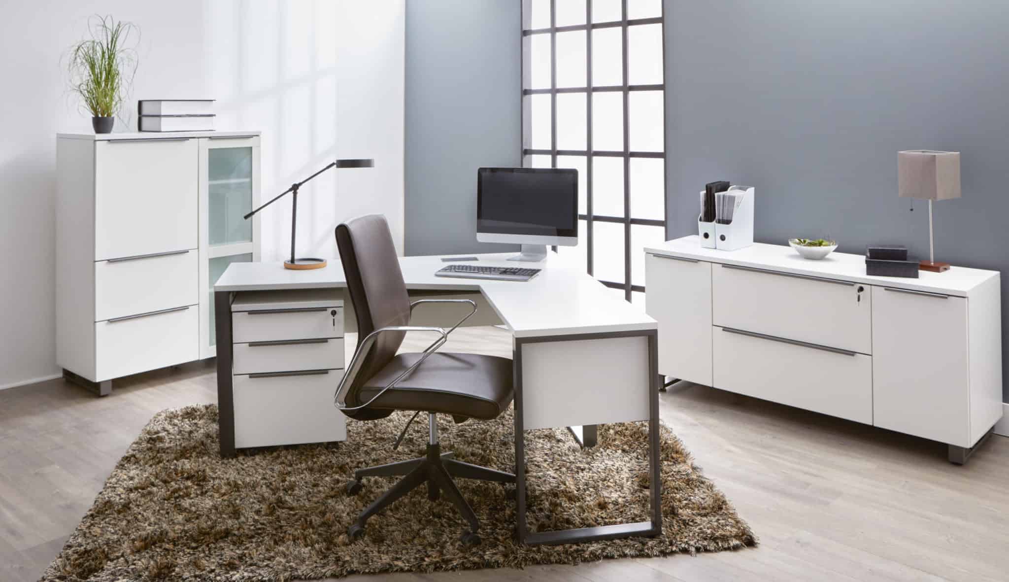 Modern White Office Credenza House Of Denmark   Uni Kalmar Wht Room3 2048x1181 