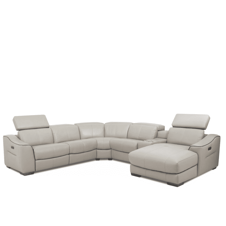 DM6155 Leather Sectional - House of Denmark